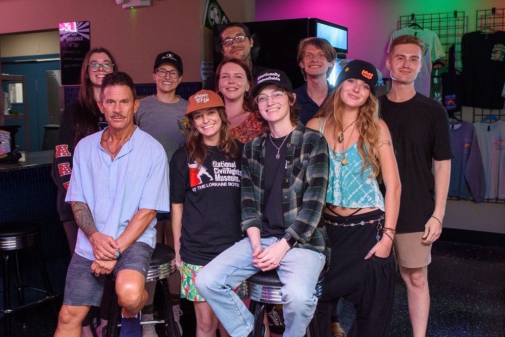 The Kava & Company crew and regulars together at the bar